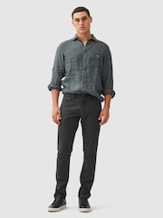 Rodd & Gunn Grey Straight Fit Jeans - Image 3 of 5