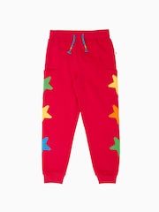 Frugi Red Journey Joggers - Image 1 of 3