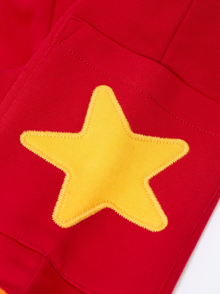 Frugi Red Journey Joggers - Image 3 of 3 Frugi Red Journey Joggers - Image 3 of 3