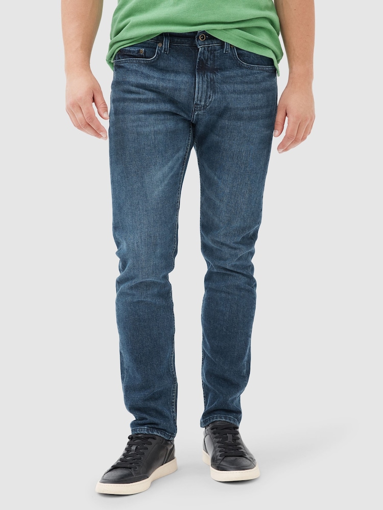 Rodd & Gunn Blue Owaka Straight Italian Denim Jeans - Image 1 of 5