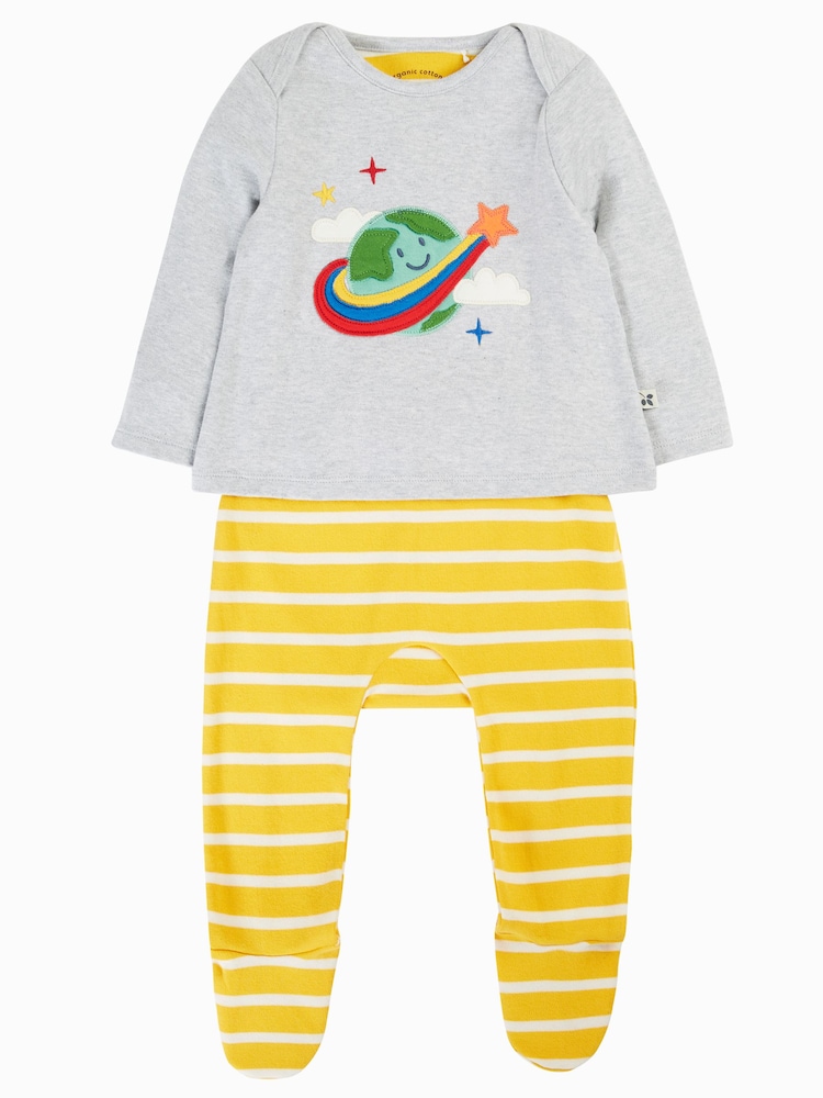 رمادي - بربتوز سهل اللبس Brooke من Frugi - صورة 1 من 4 رمادي - بربتوز سهل اللبس Brooke من Frugi - صورة 1 من 4