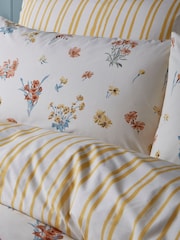 Laura Ashley Yellow Megan 100% Cotton Duvet Cover and Pillowcase Set - Image 2 of 3