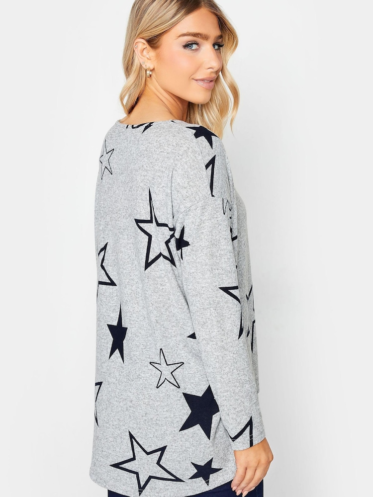 M&Co Grey Star Jumper - Image 2 of 4