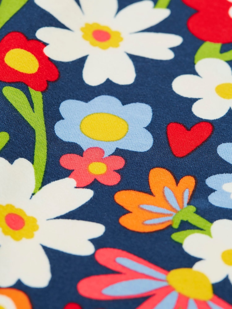 Frugi Blue Libby Printed Leggings - Image 4 of 4