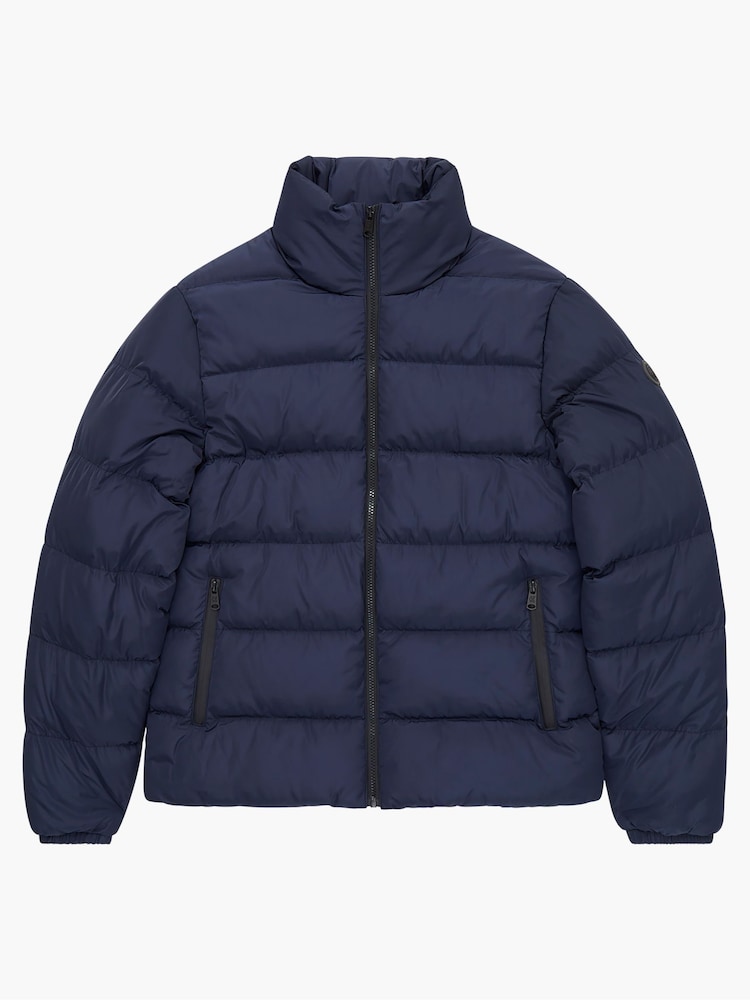 Blau - French Connection Mittellange Jacke mit Stehkragen - Bild 6 von 6 Blau - French Connection Mittellange Jacke mit Stehkragen - Bild 6 von 6