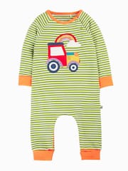 Frugi Green Rowan Romper - Image 1 of 3