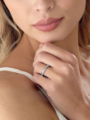 Beaverbrooks 9ct White Gold Diamond Wedding Ring - Image 4 of 4