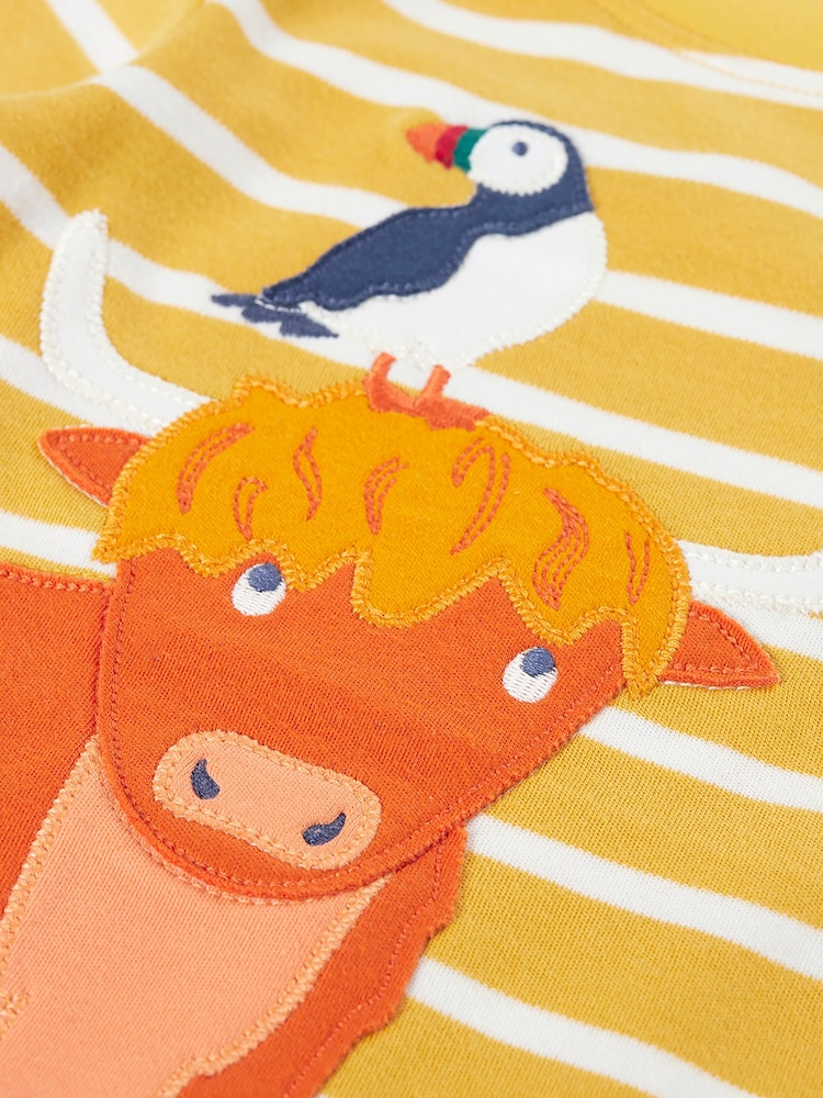 Frugi Yellow Easy On Top - Image 4 of 4 Frugi Yellow Easy On Top - Image 4 of 4