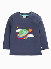 Frugi Blue Adventure Circular Top - Image 1 of 2