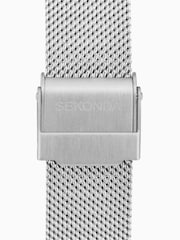 Sekonda Connect Silver Mesh Stainless Steel Strap Smart Watch - Image 6 of 6