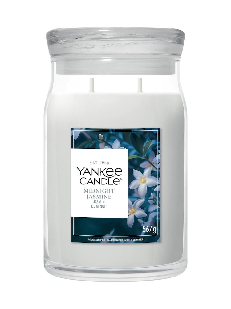 Yankee Candle Midnight Jasmine Signature Large Jar Boxed Candle - Image 3 of 3 Yankee Candle Midnight Jasmine Signature Large Jar Boxed Candle - Image 3 of 3