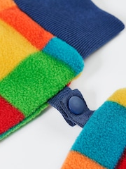 Frugi Blue Drift Mittens Fleece - Image 3 of 4