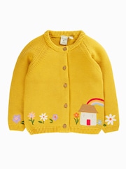 Frugi Yellow Colby Cardigan - Image 1 of 3