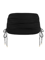Pour Moi Black Roll Top Santa Cruz Bikini Bottoms - Image 4 of 5