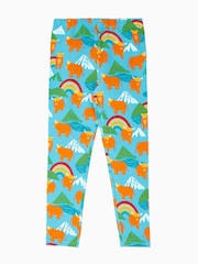 Frugi Blue Libby Printed Leggings - Image 1 of 4