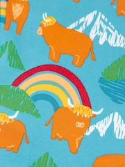 Frugi Blue Libby Printed Leggings - Image 4 of 4