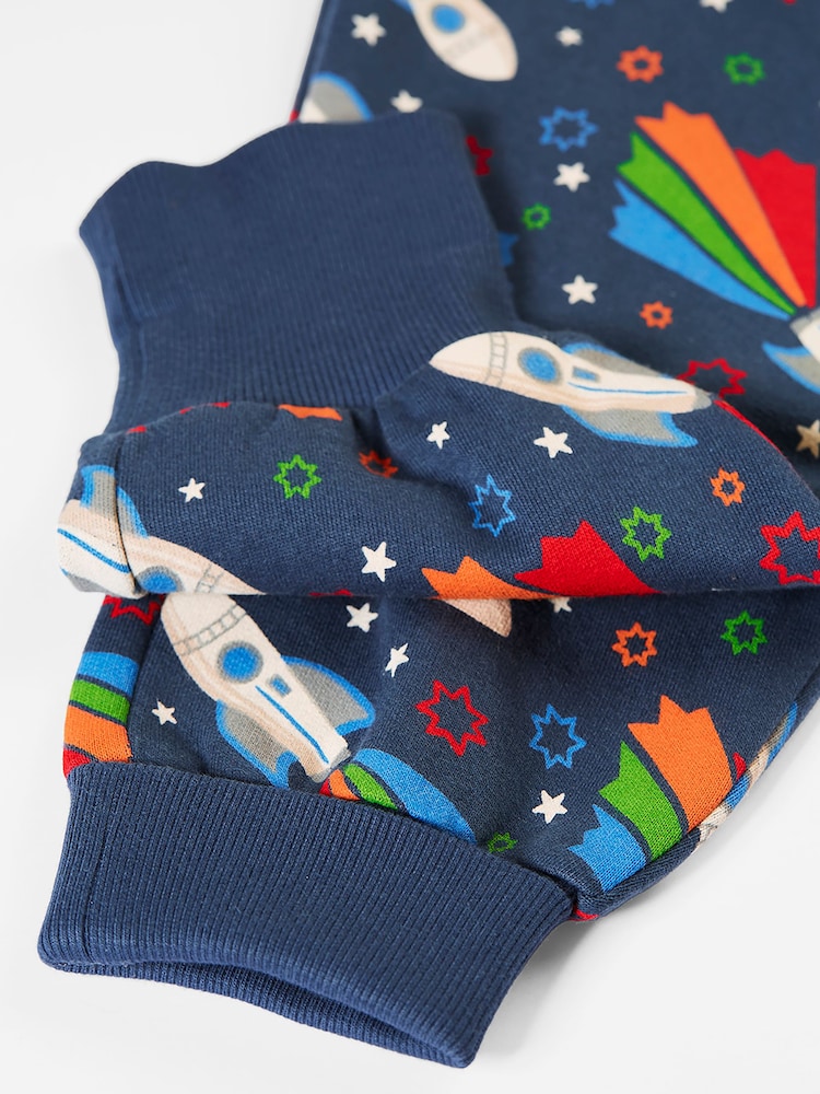 Frugi Blue Big Snuggle Suit - Image 4 of 4 Frugi Blue Big Snuggle Suit - Image 4 of 4