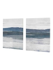 Gallery Home Blue Cool and Collected Framed Art Set of 2 - Image 4 of 4