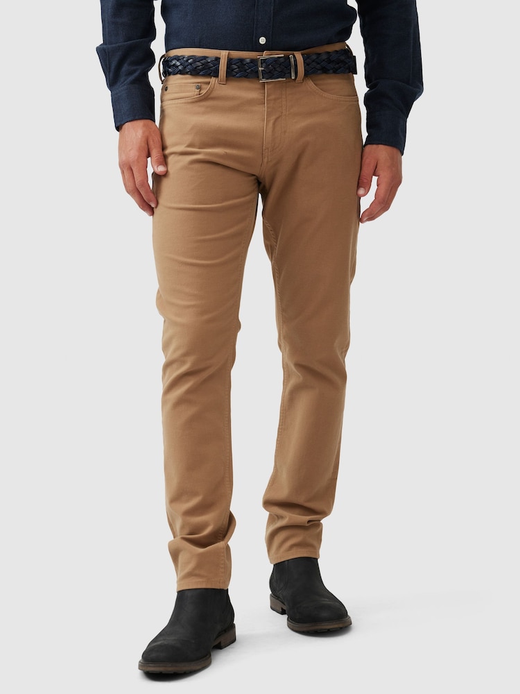 Rodd & Gunn Brown Motion 2 Straight Jeans - Image 1 of 5