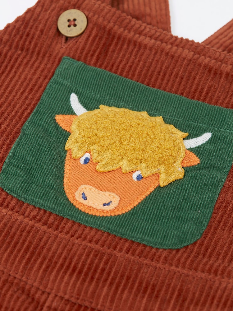 Frugi Sebby Cord kombinezons - Attēls 4 no 4