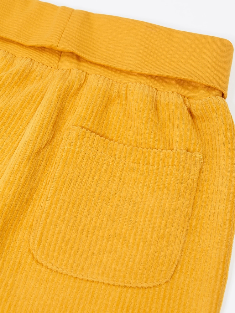 Gelb - Frugi Carne Cord Pull Ups Trousers - Bild 3 von 3