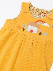 Frugi Yellow Catrin Reversible Dungarees - Image 2 of 3