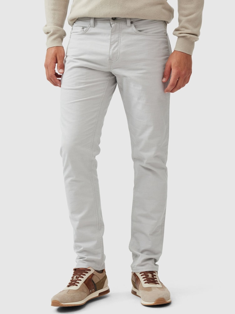 Rodd & Gunn Light Grey Straight Fit Jeans - Image 1 of 5