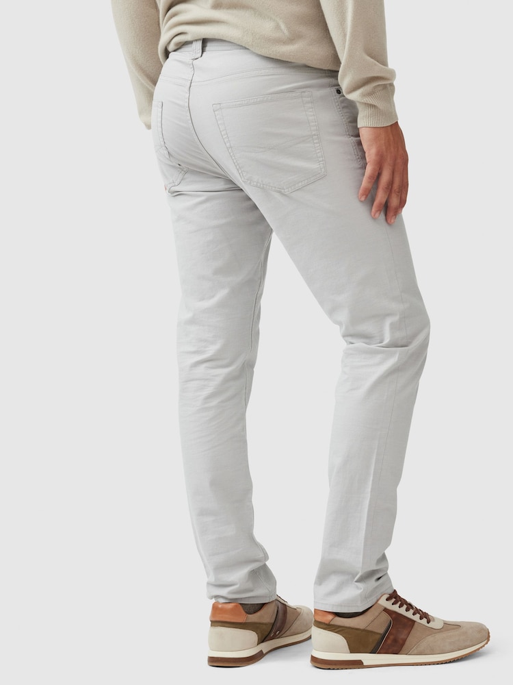 Rodd & Gunn Light Grey Straight Fit Jeans - Image 2 of 5