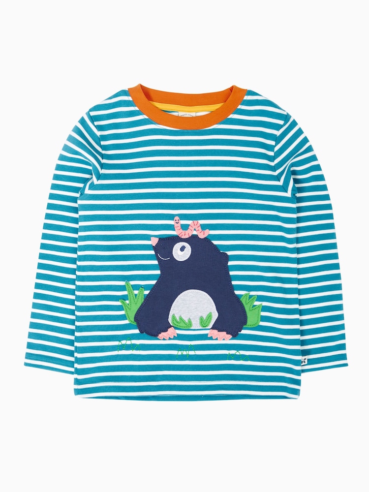Frugi Blue Discovery Circular Top - Image 1 of 3 Frugi Blue Discovery Circular Top - Image 1 of 3