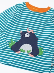 Frugi Blue Discovery Circular Top - Image 2 of 3