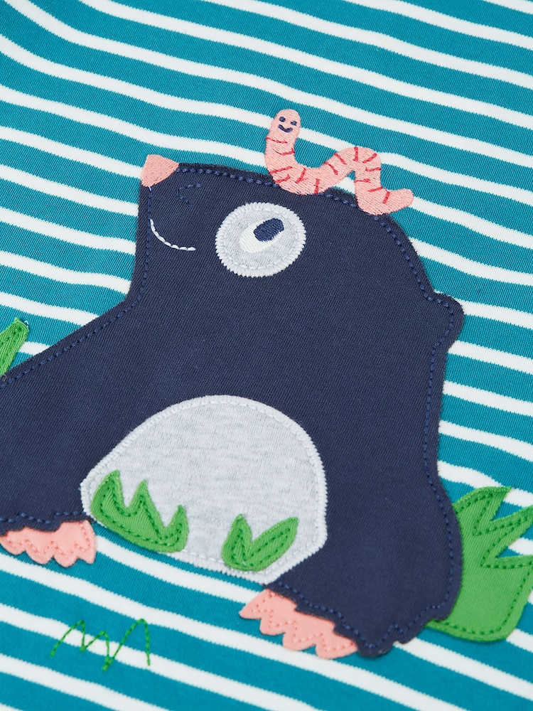 Frugi Blue Discovery Circular Top - Image 3 of 3 Frugi Blue Discovery Circular Top - Image 3 of 3
