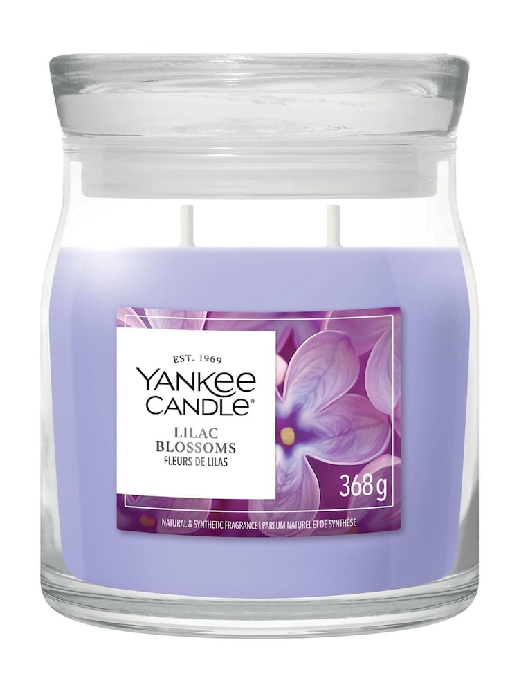 Yankee Candle Lilac Blossoms Signature Medium Jar Boxed Candle - Image 1 of 1 Yankee Candle Lilac Blossoms Signature Medium Jar Boxed Candle - Image 1 of 1