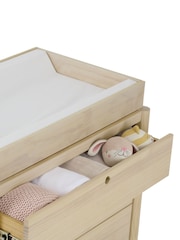 Gaia Baby Powder Blush  Natural Ash Eos Cot & Dresser 2 Piece Nursery Furniture Set - Image 5 of 6