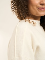 Truly White Funnel Neck Jumper - Image 2 of 4