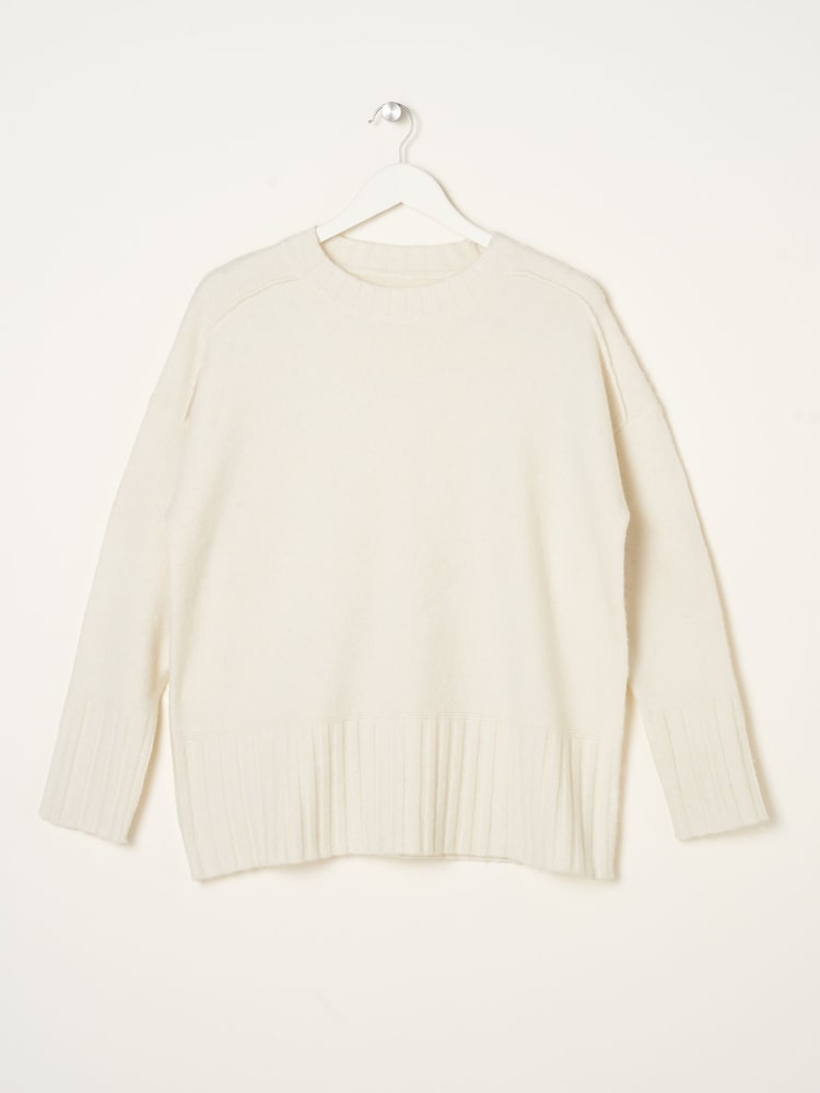 Truly White Funnel Neck Jumper - Image 4 of 4