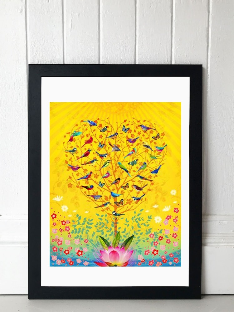 Black The Sound of Sunshine by Fiona Watson Framed Print - Image 1 of 4