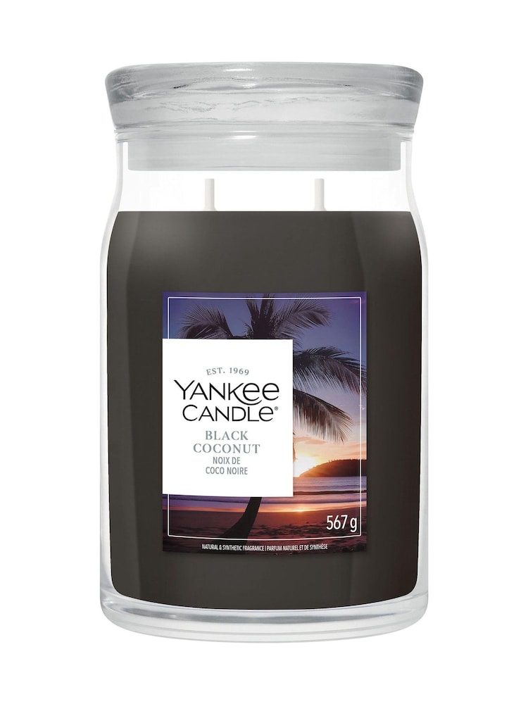 Yankee Candle Black Coconut Signature Medium Jar 2 Wick Candle - Image 1 of 1 Yankee Candle Black Coconut Signature Medium Jar 2 Wick Candle - Image 1 of 1