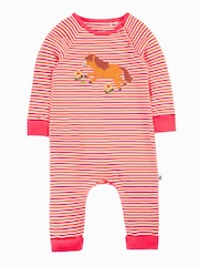Frugi Pink Rowan Romper - Image 1 of 3