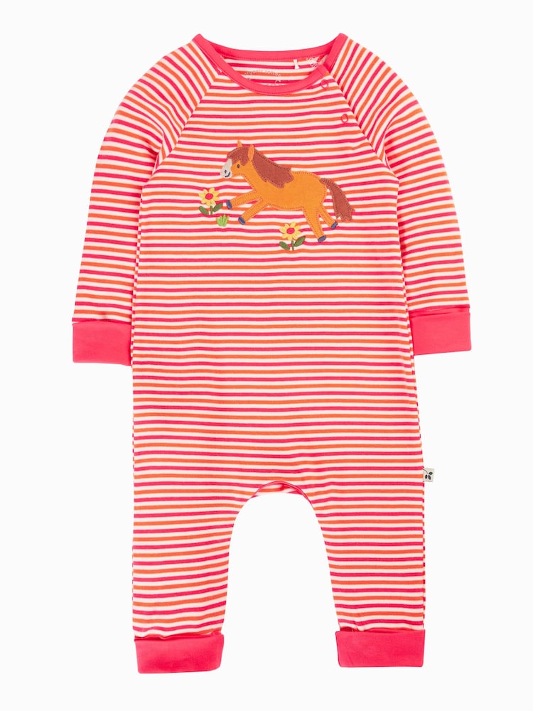 Frugi Pink Rowan Romper - Image 1 of 3 Frugi Pink Rowan Romper - Image 1 of 3