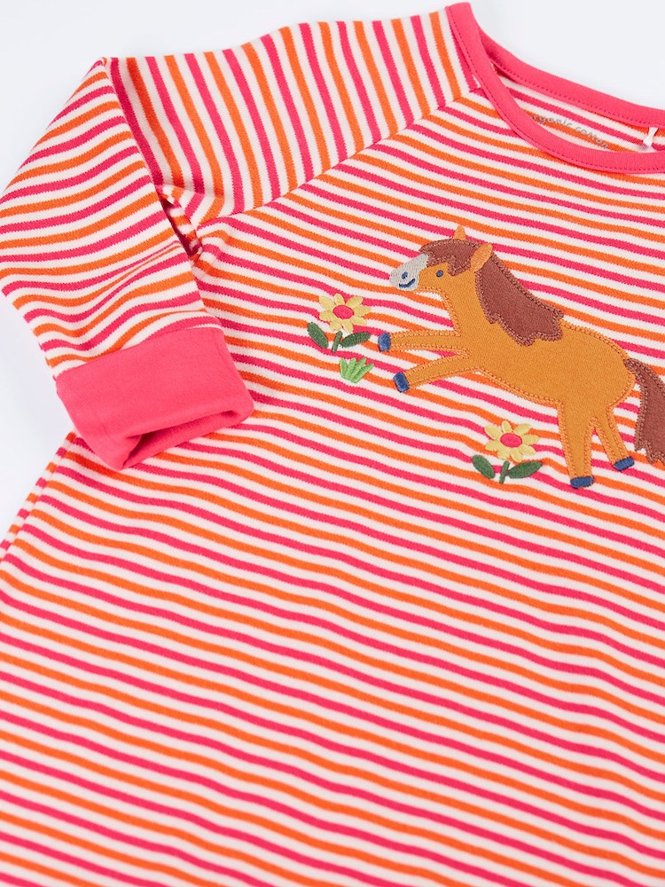 Frugi Pink Rowan Romper - Image 2 of 3 Frugi Pink Rowan Romper - Image 2 of 3