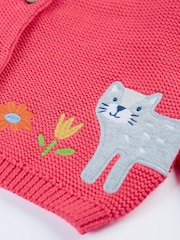 Frugi Pink Colby Cardigan - Image 3 of 3