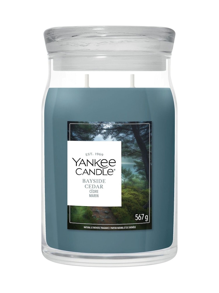 Yankee Candle Bayside Cedar Signature Medium Jar Boxed Candle - Image 1 of 1 Yankee Candle Bayside Cedar Signature Medium Jar Boxed Candle - Image 1 of 1