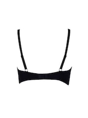 Pour Moi Black Padded Romance Moulded Plunge Push Up Bra - Image 5 of 5