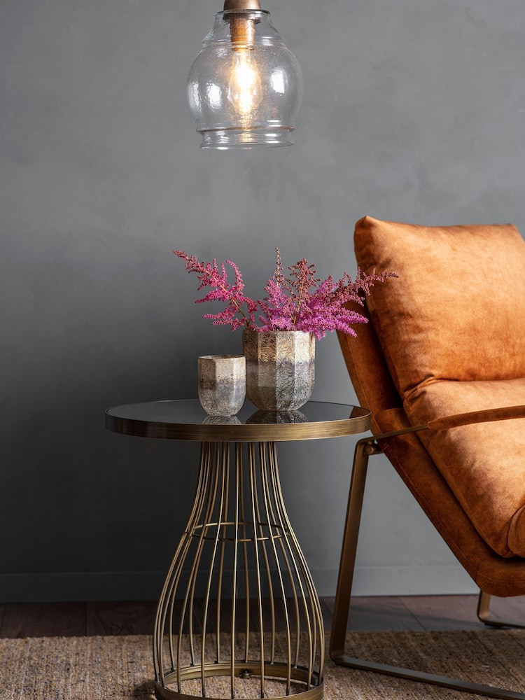Gallery Home Brass Southgate Side Table - Image 1 of 2 Gallery Home Brass Southgate Side Table - Image 1 of 2