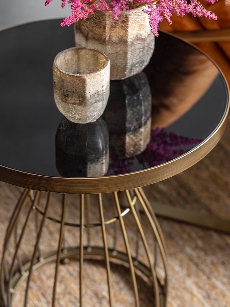 Gallery Home Brass Southgate Side Table - Image 2 of 2