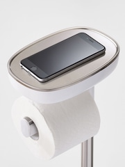 Joseph Joseph Silver EasyStore Butler Standing Toilet Paper Holder - Image 1 of 4