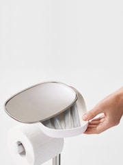 Joseph Joseph Silver EasyStore Butler Standing Toilet Paper Holder - Image 2 of 4