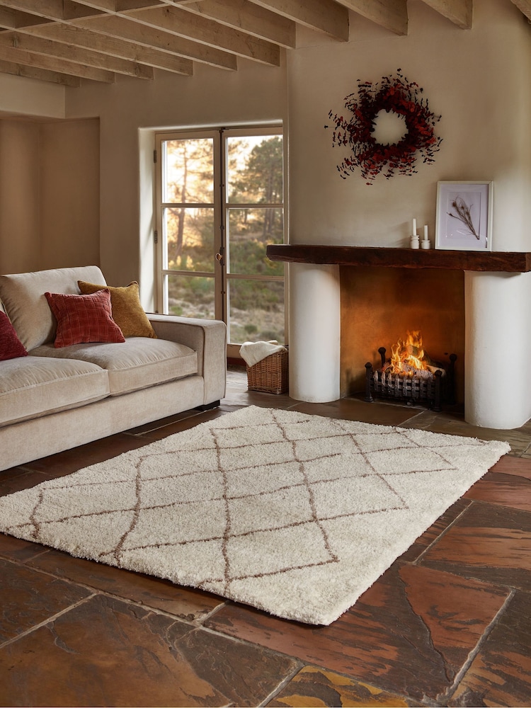 Cream Smart Global Berber Standard Rug - Image 1 of 4