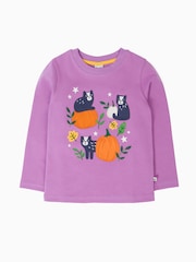 Frugi Purple Adventure Applique Top - Image 1 of 3
