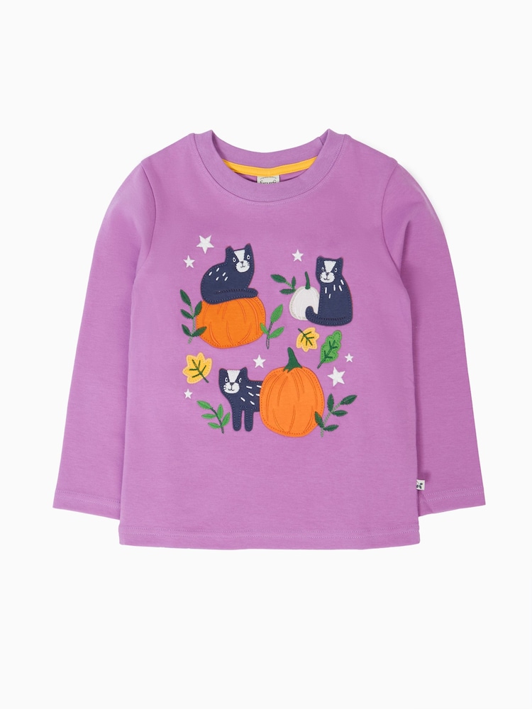 Frugi Purple Adventure Applique Top - Image 1 of 3 Frugi Purple Adventure Applique Top - Image 1 of 3
